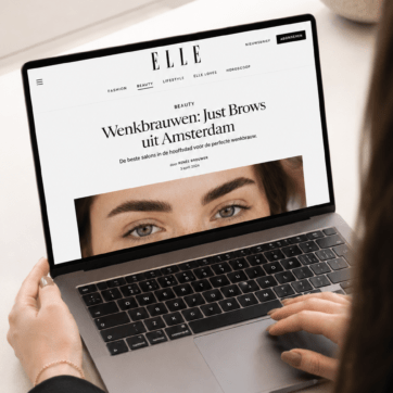 The number one spot on Vogue’s list of the Best Brow Bars in Amsterdam.